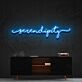 Serendipity Neon Sign for Inspirational Spaces