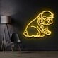 Bulldog Puppy Neon Sign for Pet Lovers