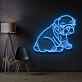 Bulldog Puppy Neon Sign for Pet Lovers