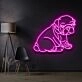 Bulldog Puppy Neon Sign for Pet Lovers