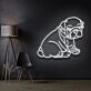 Bulldog Puppy Neon Sign for Pet Lovers