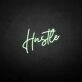 'Hustle4' neon sign