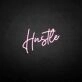 'Hustle4' neon sign
