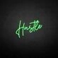 'Hustle4' neon sign