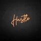 'Hustle4' neon sign