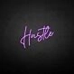 'Hustle4' neon sign