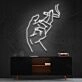 Smokers Hand Neon Sign for Edgy and Bold Decor