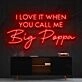 Call Me Big Poppa Neon Sign for Music and Pop Culture Lovers