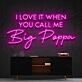 Call Me Big Poppa Neon Sign for Music and Pop Culture Lovers