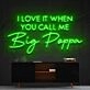 Call Me Big Poppa Neon Sign for Music and Pop Culture Lovers