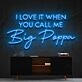 Call Me Big Poppa Neon Sign for Music and Pop Culture Lovers
