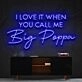 Call Me Big Poppa Neon Sign for Music and Pop Culture Lovers