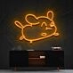 Cartoon Puppy Neon Sign for Kids and Pet Lovers