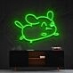 Cartoon Puppy Neon Sign for Kids and Pet Lovers