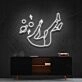 Space Head Neon Sign for Cosmic Themed Spaces
