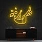 Space Head Neon Sign for Cosmic Themed Spaces