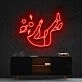 Space Head Neon Sign for Cosmic Themed Spaces