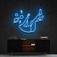 Space Head Neon Sign for Cosmic Themed Spaces
