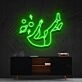 Space Head Neon Sign for Cosmic Themed Spaces