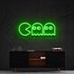 Chasing Ghosts Neon Sign for Playful and Bold Decor