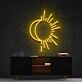 Sunshine Moonshine Neon Sign for Whimsical and Playful Decor