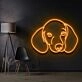 Dachshund Face Neon Sign for Pet Lovers