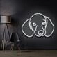 Dachshund Face Neon Sign for Pet Lovers