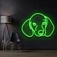 Dachshund Face Neon Sign for Pet Lovers