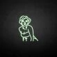 'Monroe' neon sign