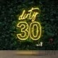 Dirty 30 Birthday Neon Sign for Birthday Celebrations