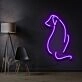 Dog Facing Away Neon Sign for Pet Lovers and Cozy Spaces