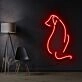 Dog Facing Away Neon Sign for Pet Lovers and Cozy Spaces