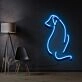 Dog Facing Away Neon Sign for Pet Lovers and Cozy Spaces