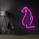 Dog Facing Away Neon Sign for Pet Lovers and Cozy Spaces