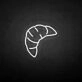 'Croissant' neon sign