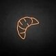 'Croissant' neon sign