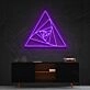 Triangle Shutter Neon Sign for Geometric Art Enthusiasts