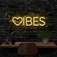Vibes Neon Sign for Positive Spaces