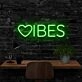Vibes Neon Sign for Positive Spaces