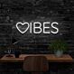 Vibes Neon Sign for Positive Spaces