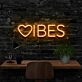 Vibes Neon Sign for Positive Spaces