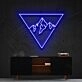 Everest Triangle Neon Sign for Nature and Adventure Lovers