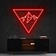 Everest Triangle Neon Sign for Nature and Adventure Lovers