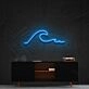 Wavy Neon Sign for Modern Decor