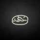 Donut' neon sign