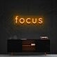 Focus Neon Sign for Productive Spaces
