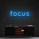 Focus Neon Sign for Productive Spaces