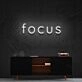 Focus Neon Sign for Productive Spaces