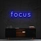 Focus Neon Sign for Productive Spaces