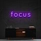 Focus Neon Sign for Productive Spaces